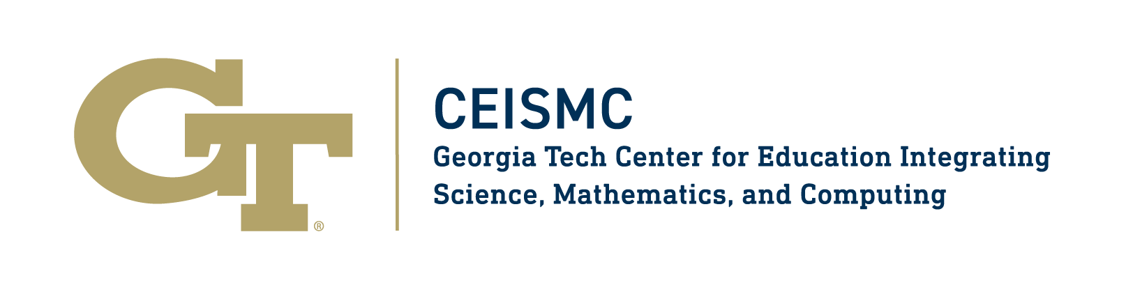 The letters G and T with CEISMC Georgia Tech Center for Education Integrating Science, Mathematics, and Computing written to the right of it
