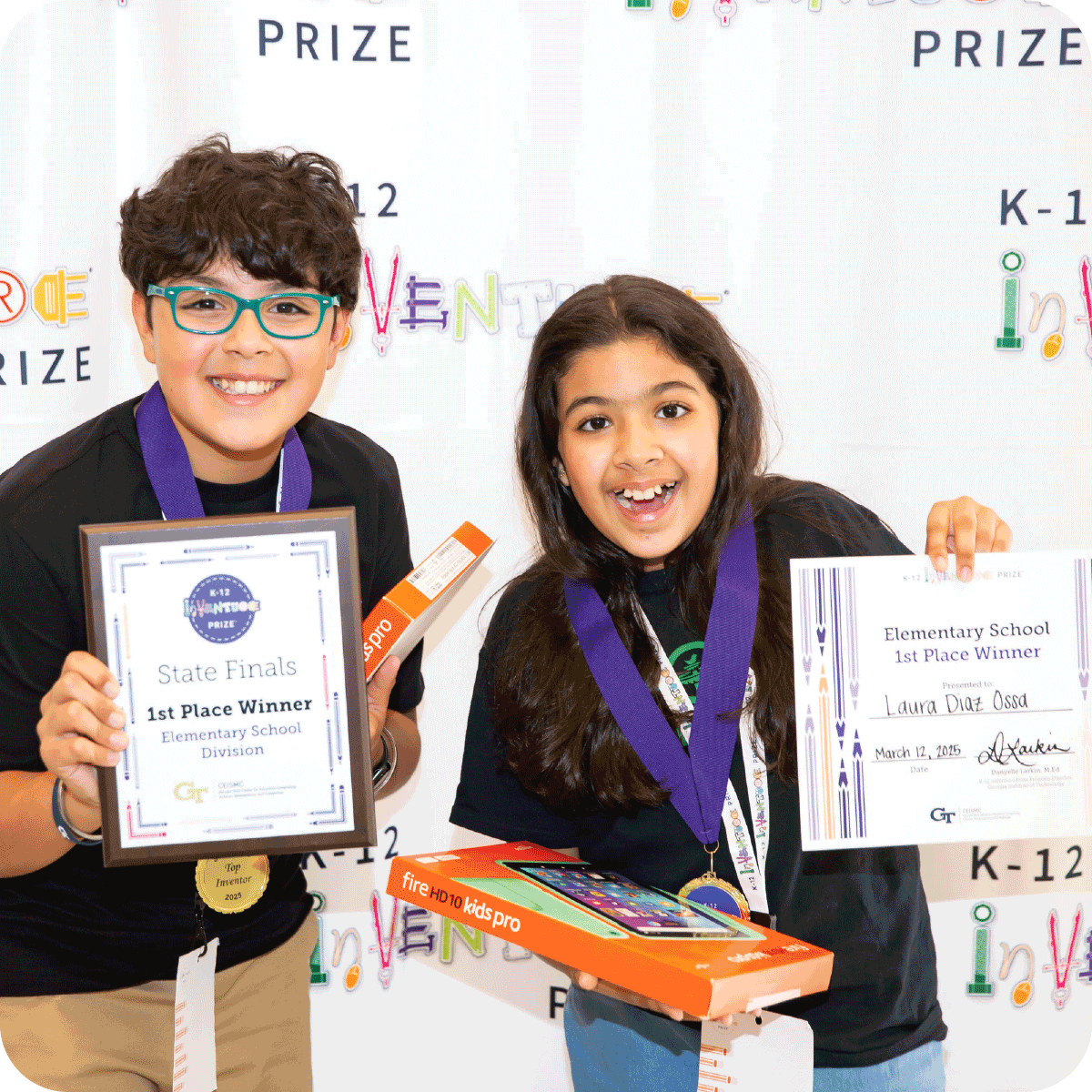 Team Cleanomatic Birdbath, from Sope Creek Elementary, is one of a select number of winning teams to represent Georgia at the national competition.
