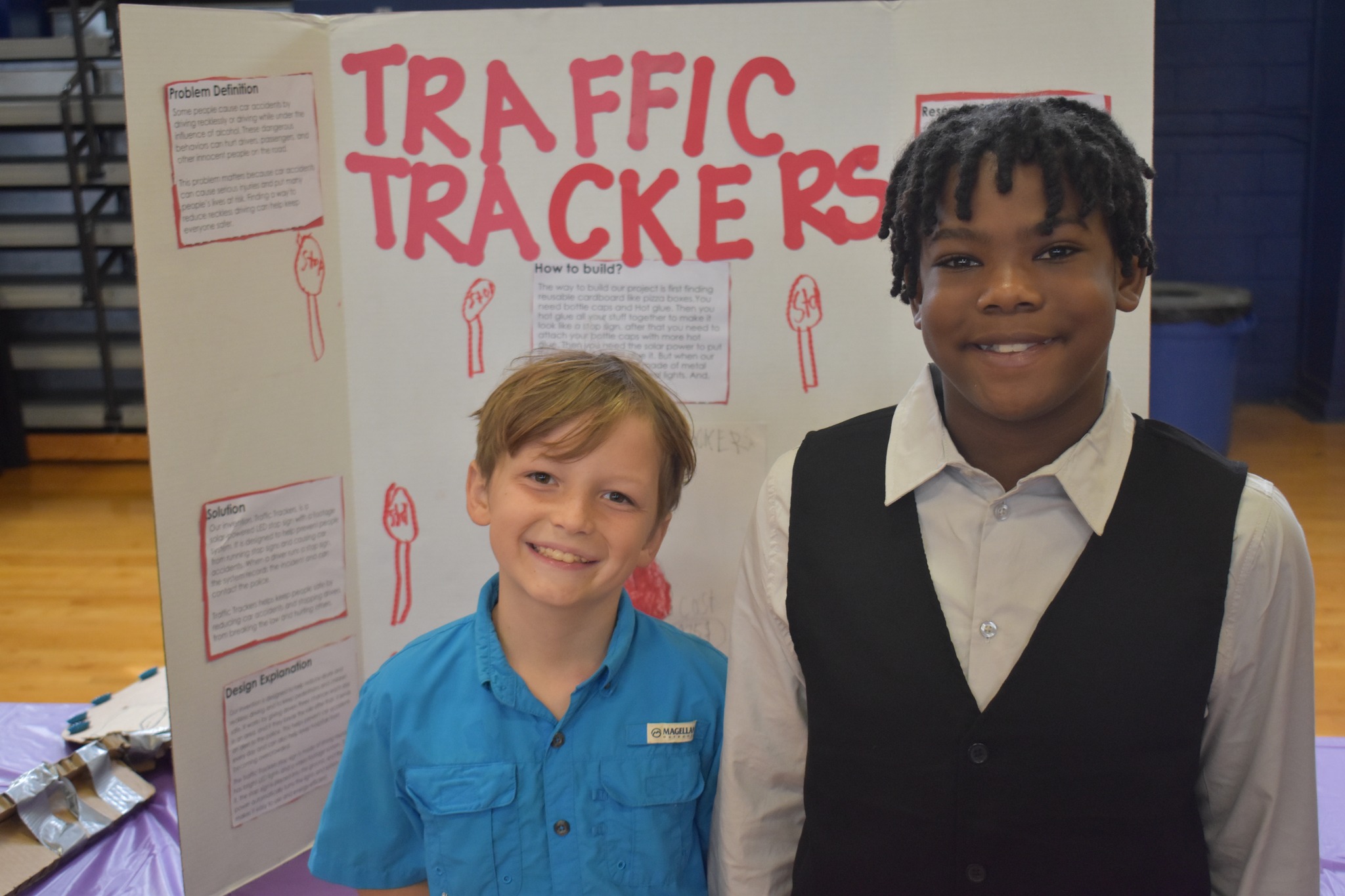 Traffic Trackers were one of the student teams competing at "Innovation Day" 2026.